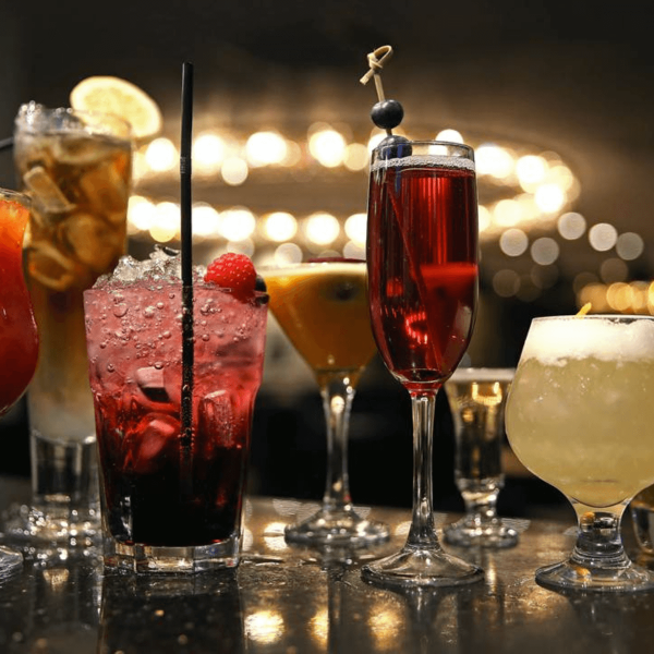 Cocktails at the Bold Hotel, Southport